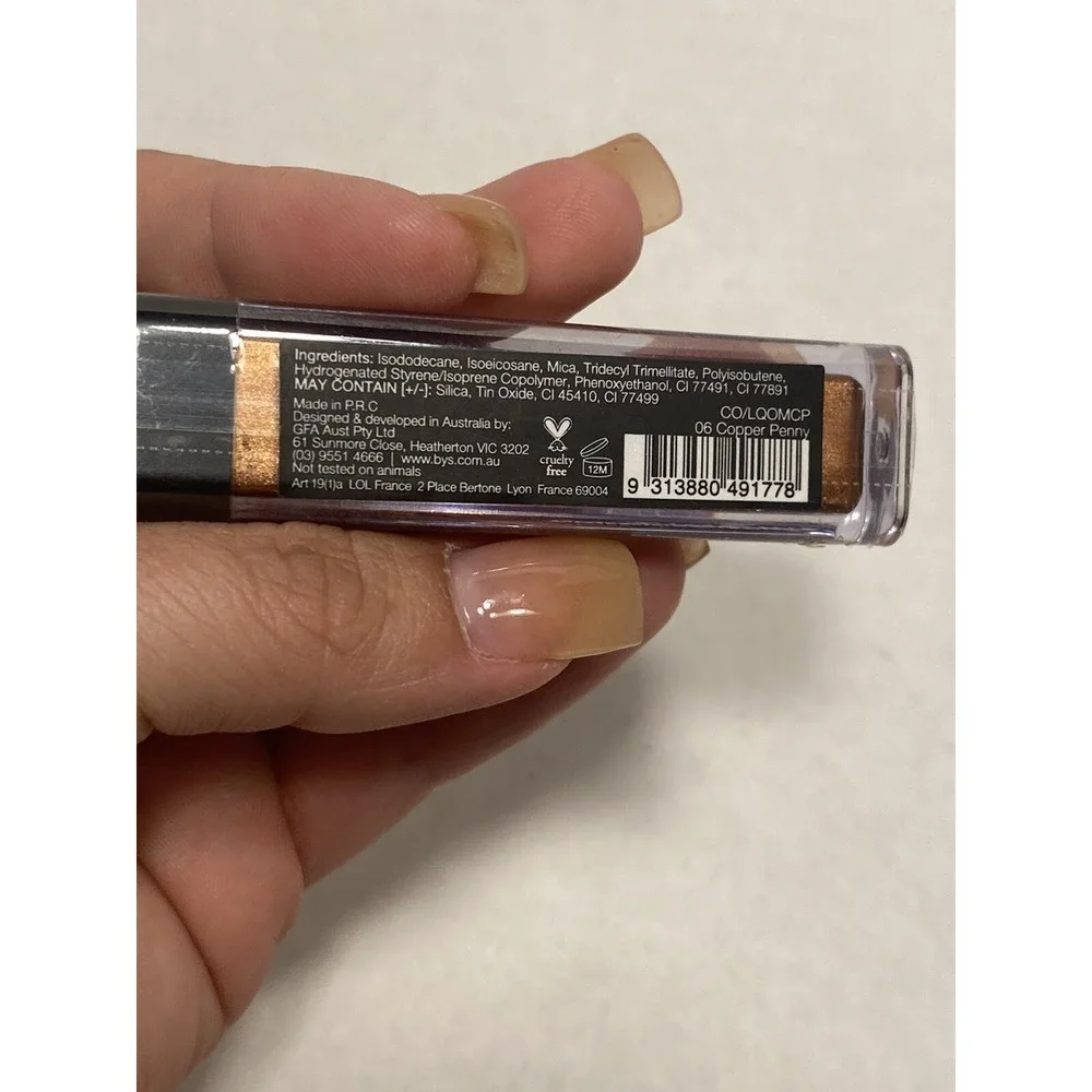 BYS METAL LIPS cream lipstick‎ COPPER PENNY 06